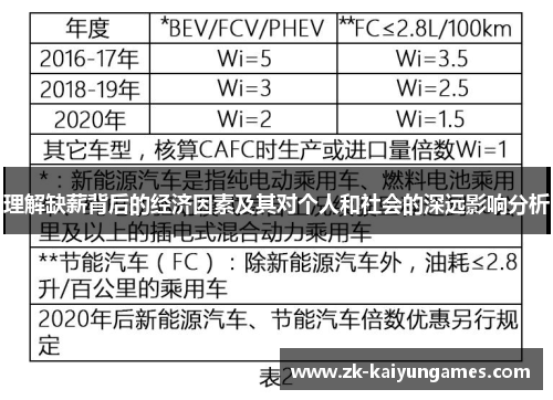 理解缺薪背后的经济因素及其对个人和社会的深远影响分析